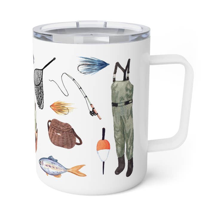Gone Fishing isolerad mugg för wholesale av The Muddy Dog