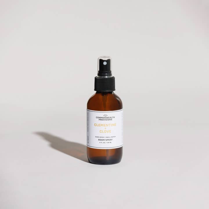 Room Spray - Clementine + Clove for wholesale by Commonwealth Provisions