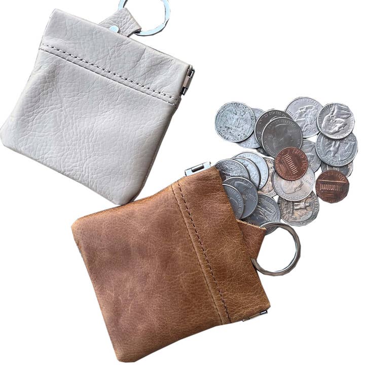 Roma Leathers, Inc. - Wholesale Coin Purse - Women's - 92801 lambskin squeeze coin purse