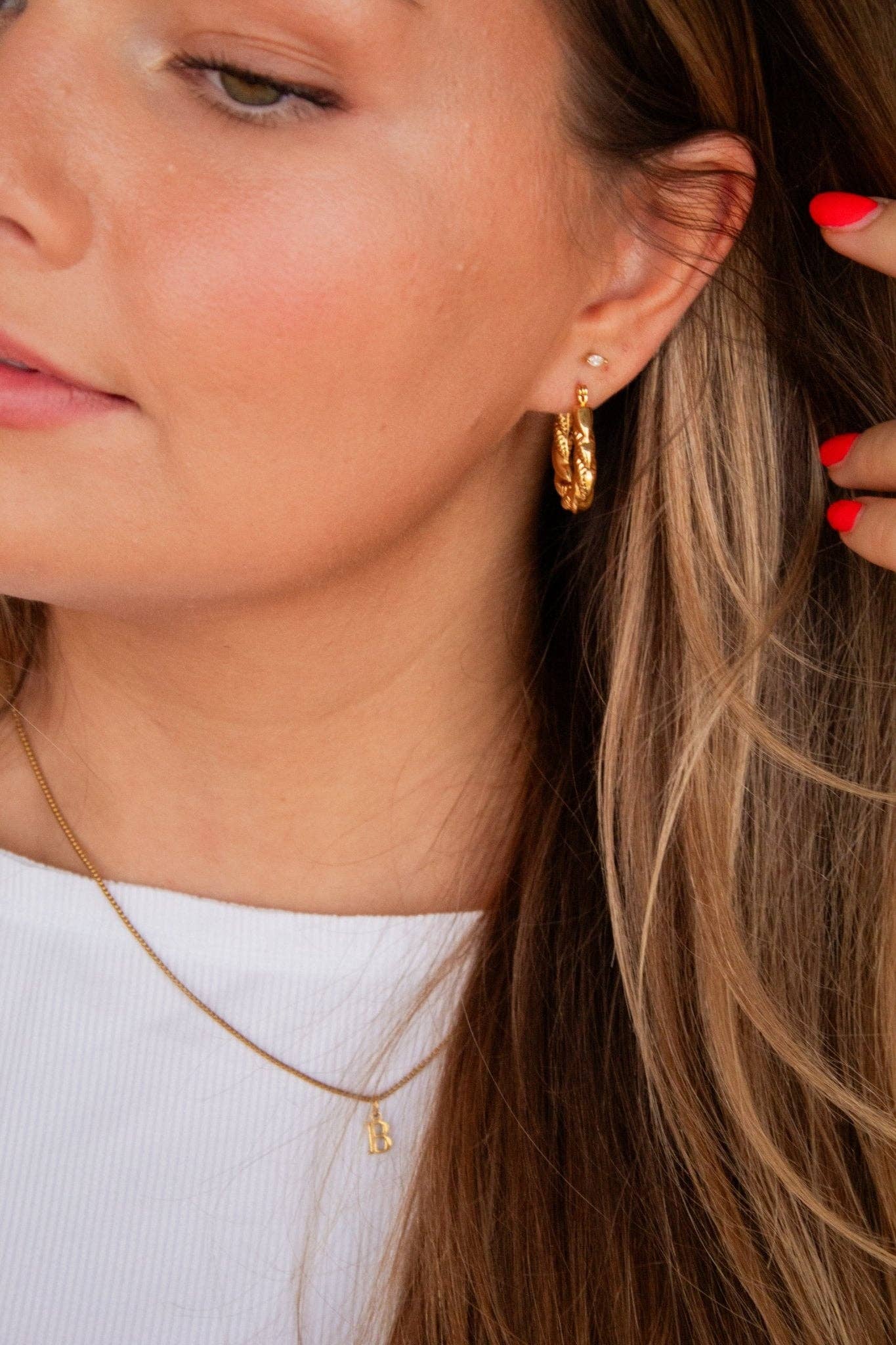 Shop Andi - Wholesale Hoop Earrings - Twisted Hoop Earrings0