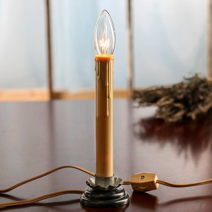 Factory Direct Craft - Wholesale Accent/Desk Lamp - Electric Primitive Welcome Candle Lamp1