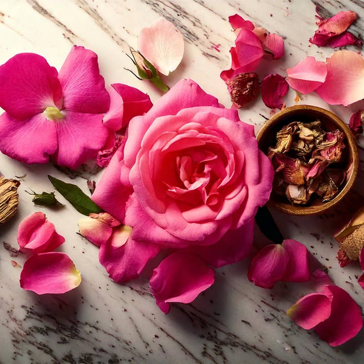 Atelier Candela – wholesale Jar/filled candle – Moroccan Rose 14oz (6 Pack)2