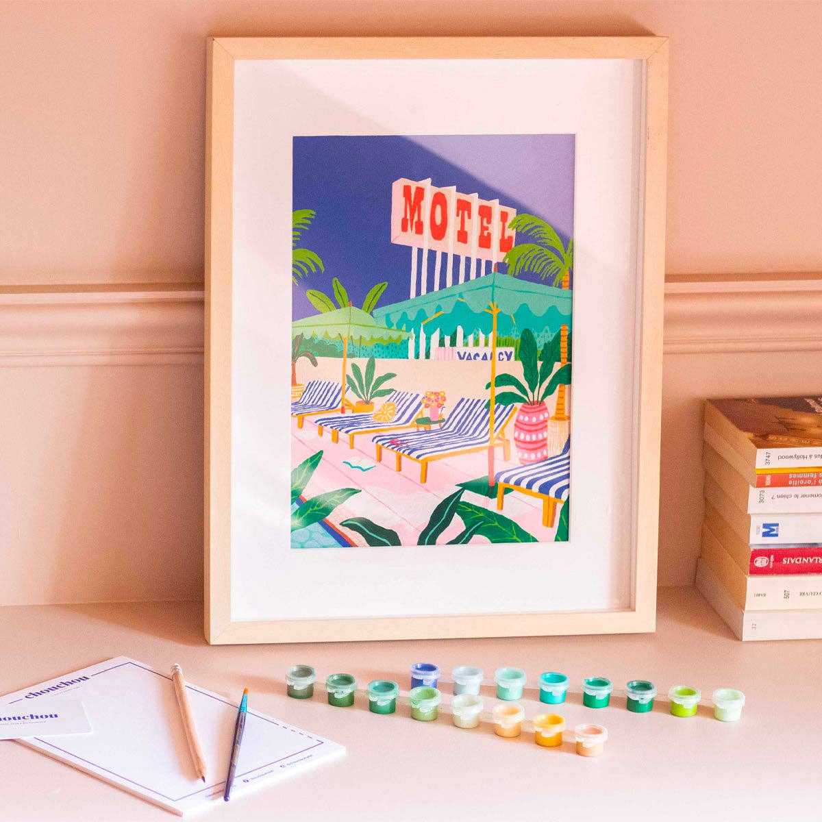 La Petite Épicerie - Wholesale DIY Craft Kit - Paint kit by number - The motel pool3