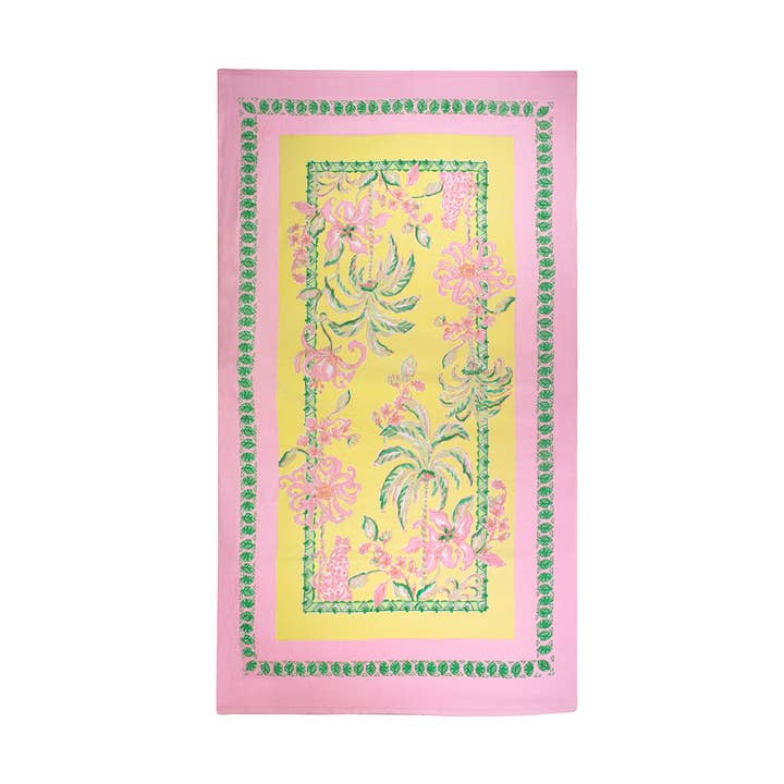 Beach Towel, Tropical Oasis for wholesale by Lilly Pulitzer by Lifeguard Press