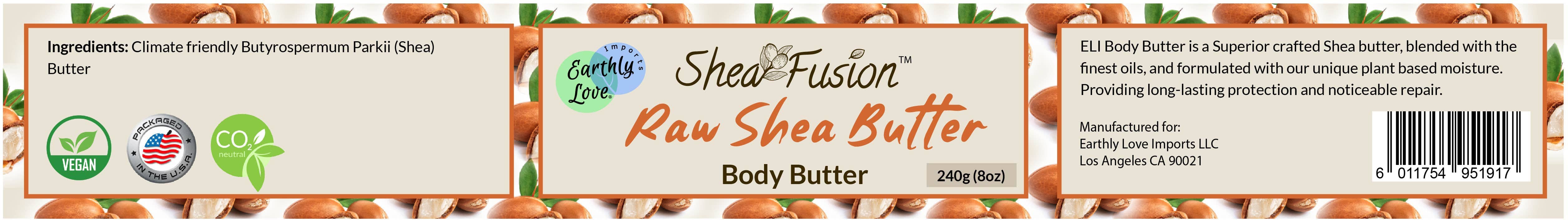 Earthly Love Imports - Wholesale Body balm/butter - Shea Fusion "Raw Shea" Body Butter4