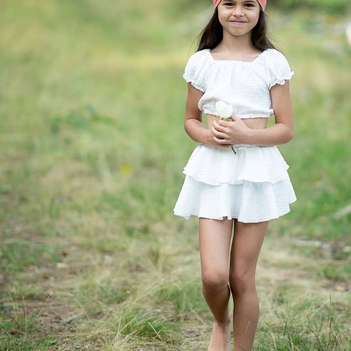 Ander - Venta al por mayor Sombrero - Niños - Gorro turbante de verano para niña de algodón elástico fabricado en Polonia8