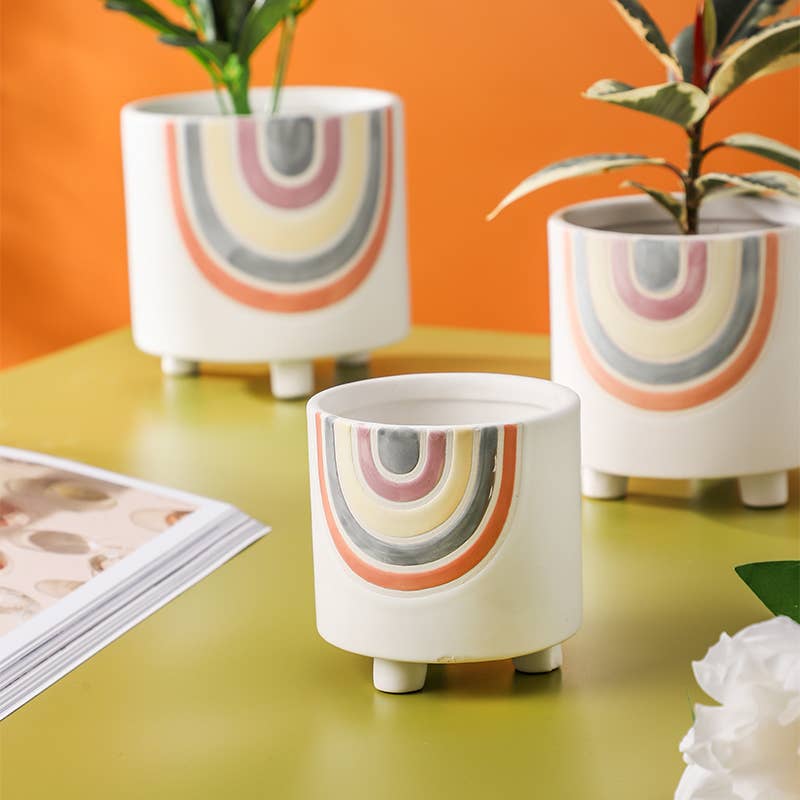 Springer Décor - Venta al por mayor Macetas - Arco iris redondo5