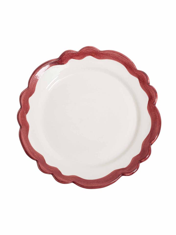 Atardecer Wave Dinner Plate (Set of 2) for wholesale by Isla Capricho Homeware