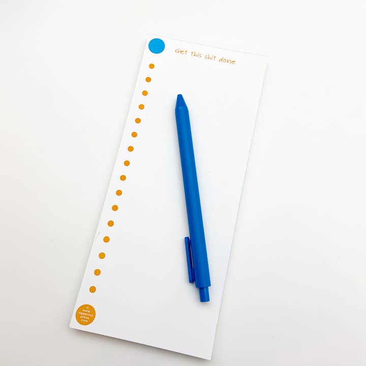 "Get this shit done" Note Pad for wholesale by Zippernut Press™