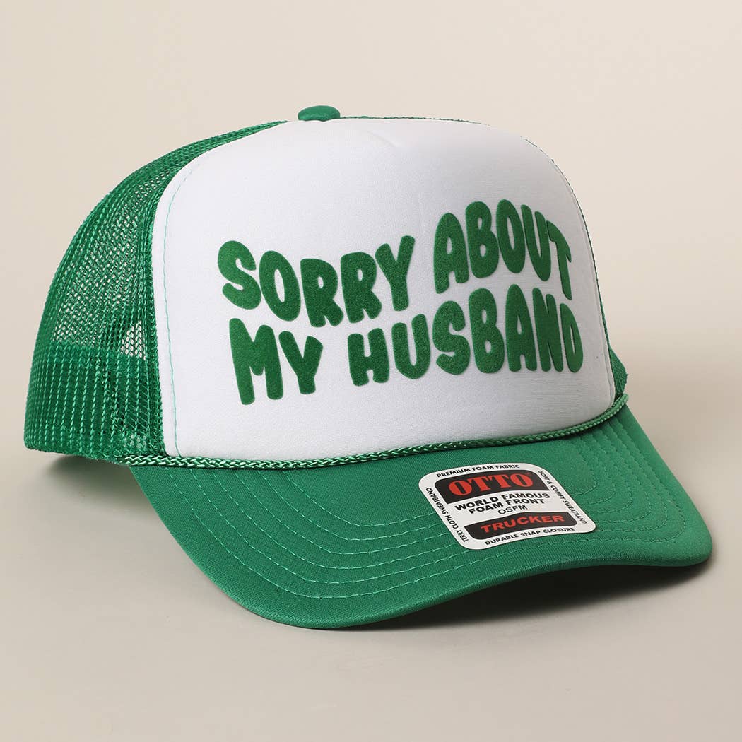 Fashion City – wholesale Truckerkeps – Unisex – Förlåt för min fru&man meshkeps37