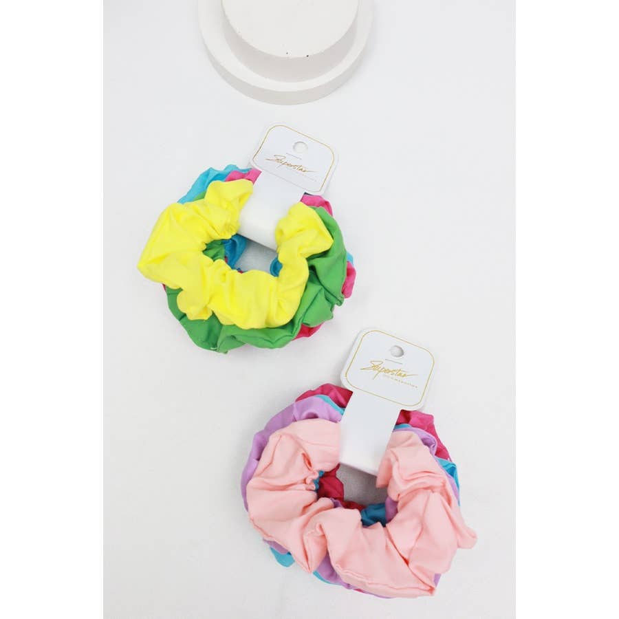Solid Color Scrunchie Set for wholesale on Faire2