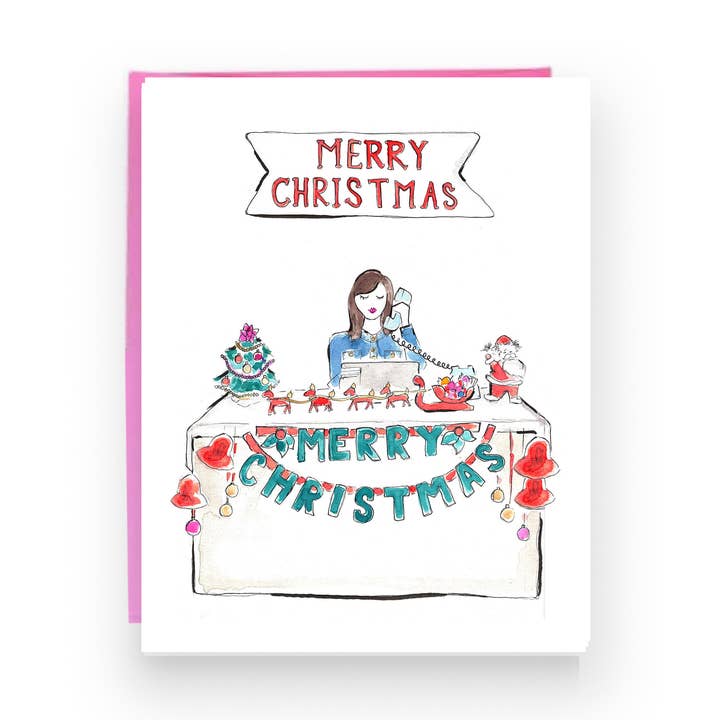 Carte de Noël Mary Tyler Moore | Carte de vœux pour la vente par Lacee Swan