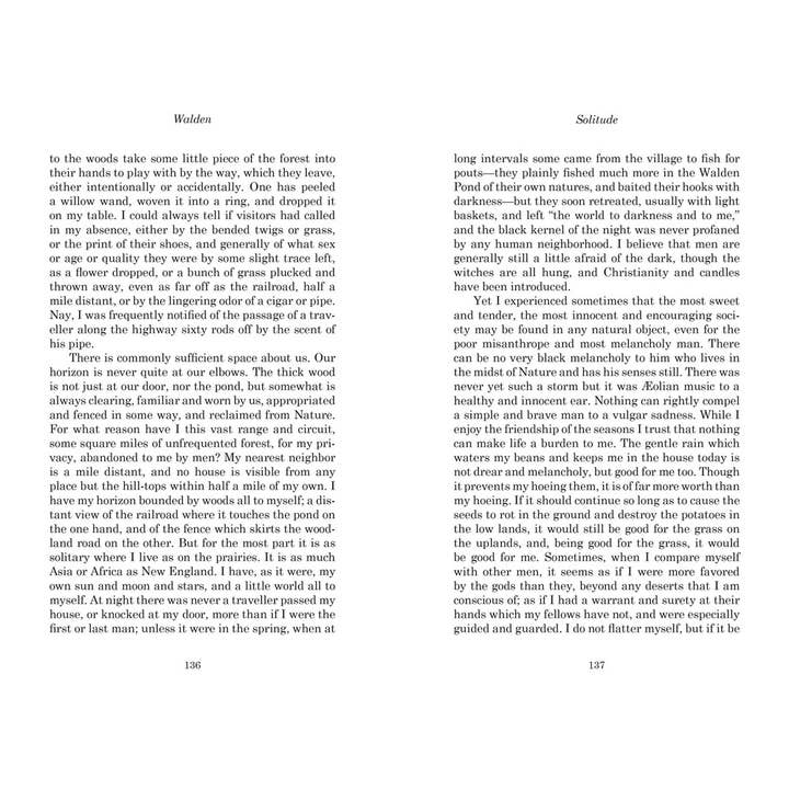 Gibbs Smith - Wholesale Nature & Outdoors Book - Walden: Life in the Woods2