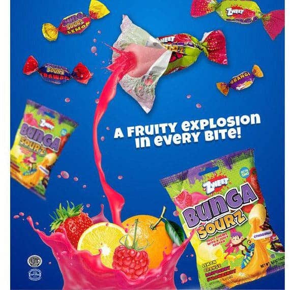 Galil Brands - Wholesale Taffy - Bunga Sourz | Fruit chews | 5 oz3