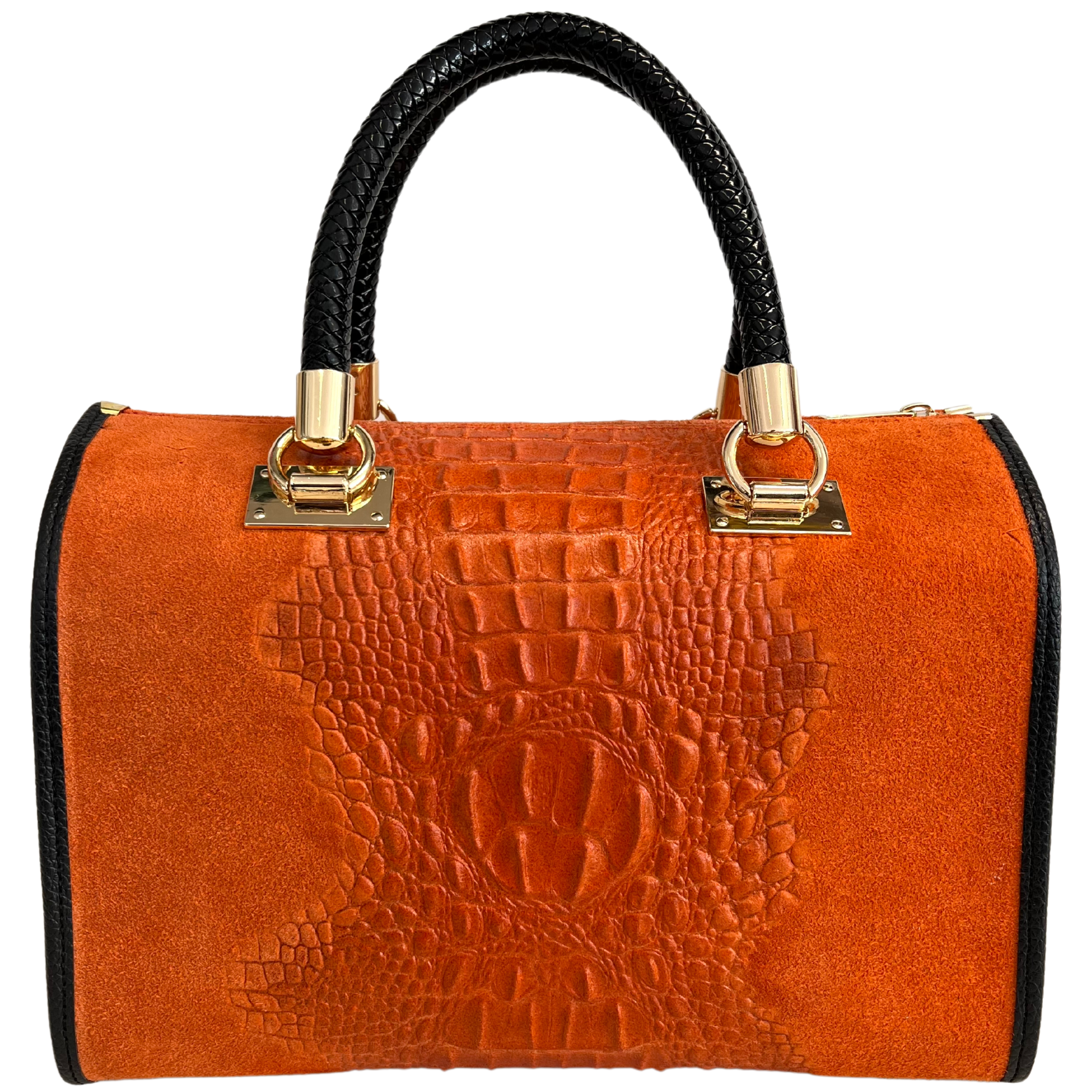 MODARNO - Wholesale Top Handle Bag - Women's - Modarno Women's bag - coconut print suede leather handbag19