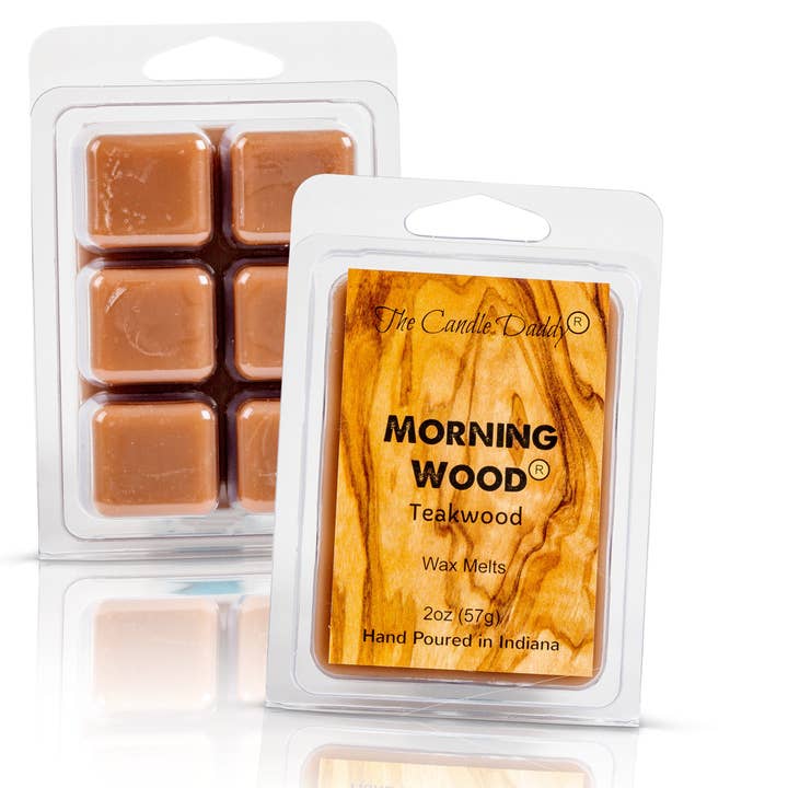 Morning Wood - Teak Wood Scented Wax Melt for wholesale by The Candle Daddy