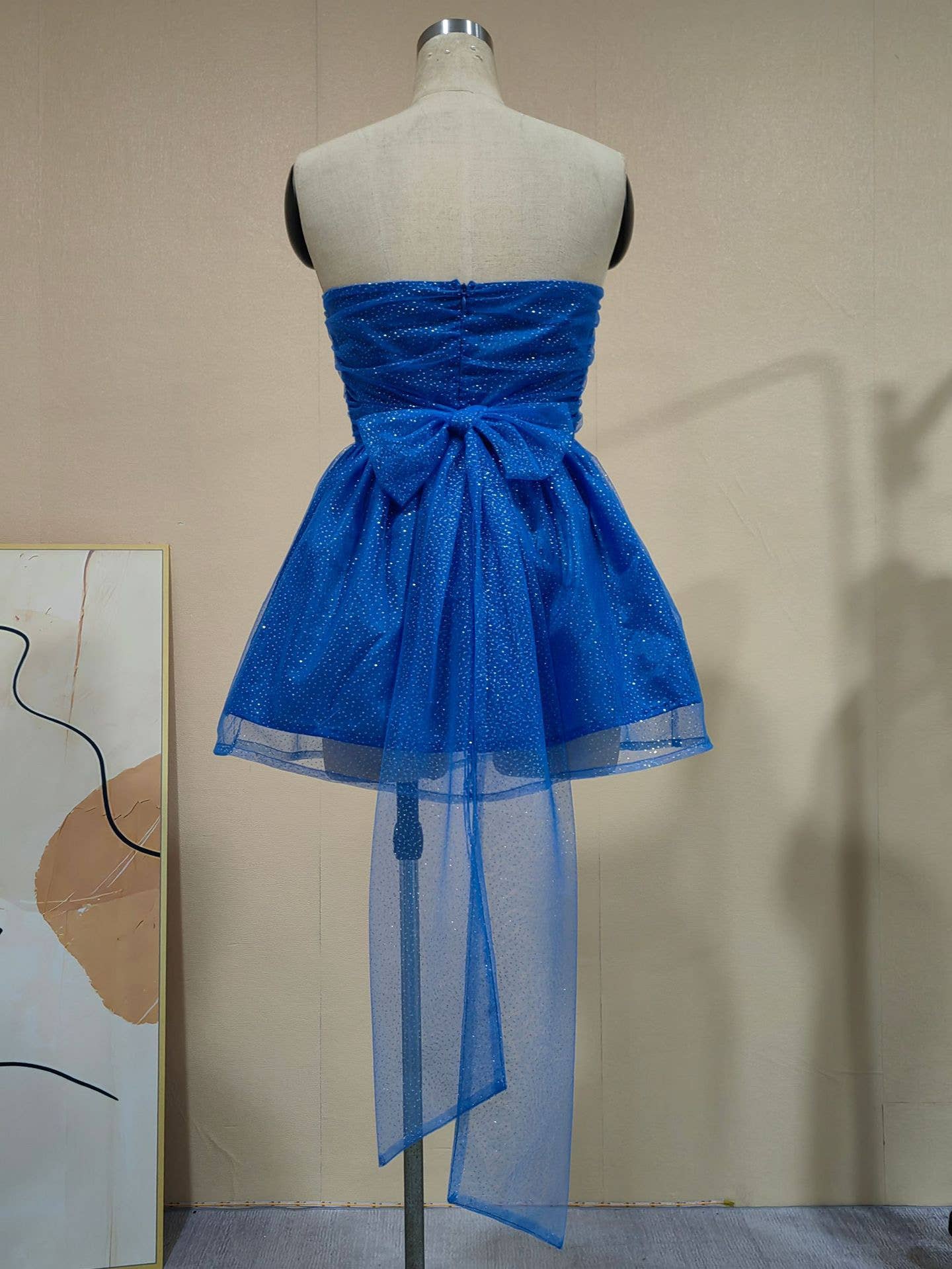 Sanyao Fashion – wholesale Dress – Women's – SF11 Elegant One-Shoulder Tube Top Tutu Skirt Backless Dress12