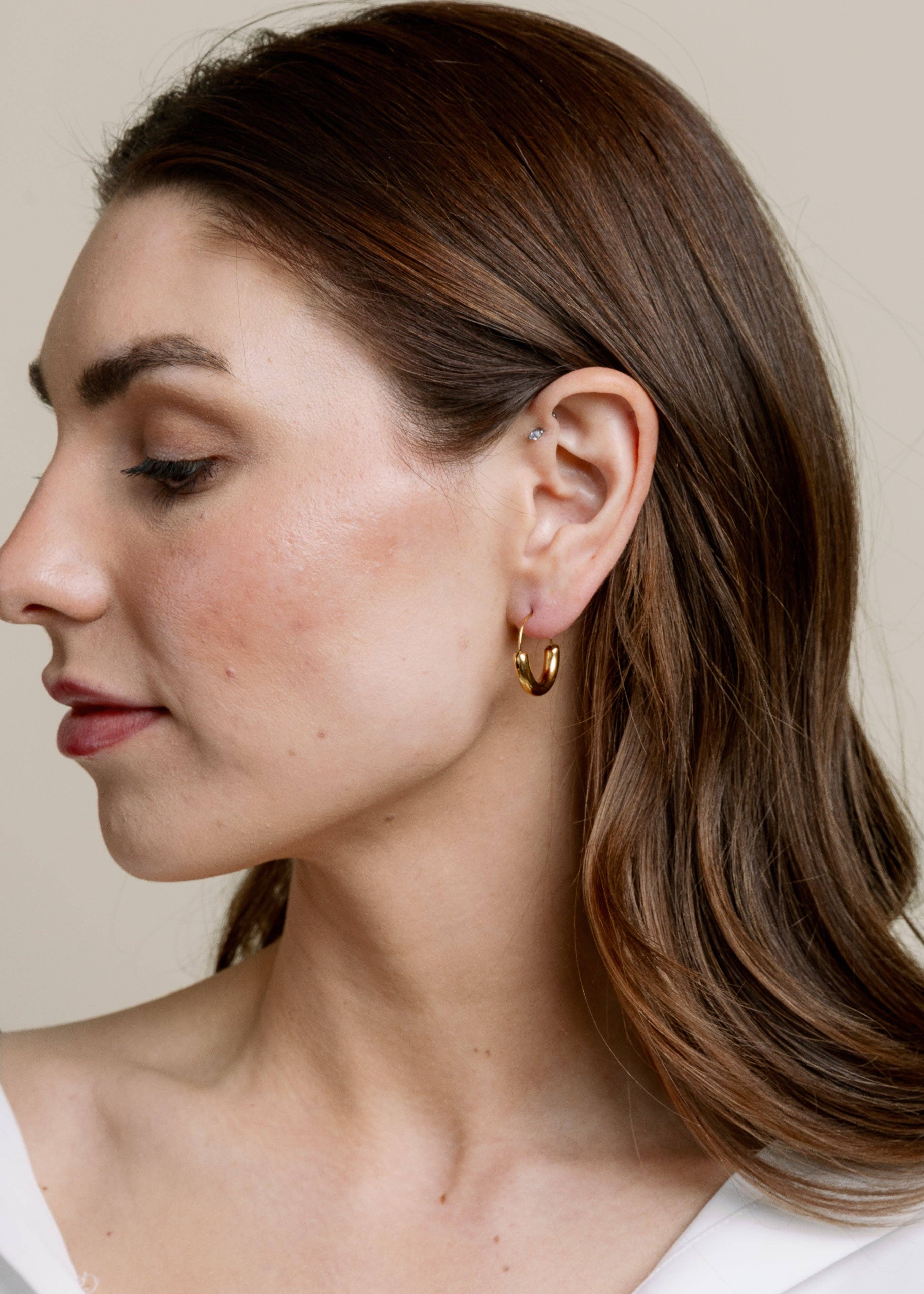 Gold Scarlett Hoop for wholesale on Faire2