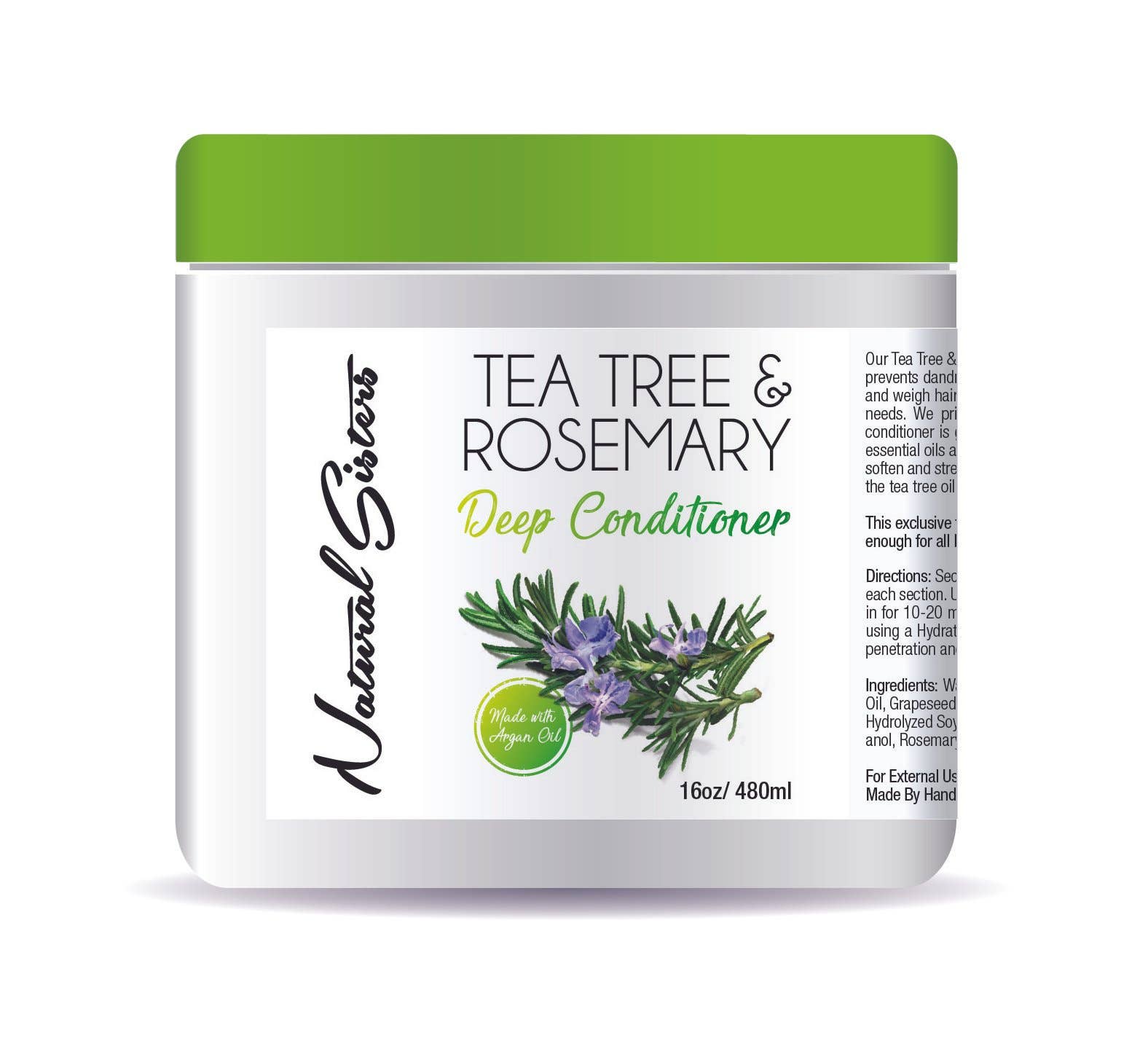 Nature's Lab - Natural Sisters - Wholesale Hair conditioner - Tea Tree & Rosemary Deep Conditioner