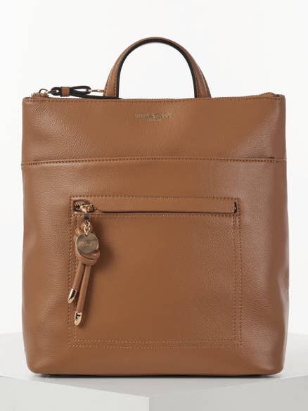 Ella Camel Small Casual Backpack for wholesale by Luella Grey London