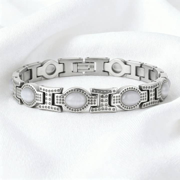 Stainless Steel Germanium Women's Magnetic Bracelet for wholesale by WJW