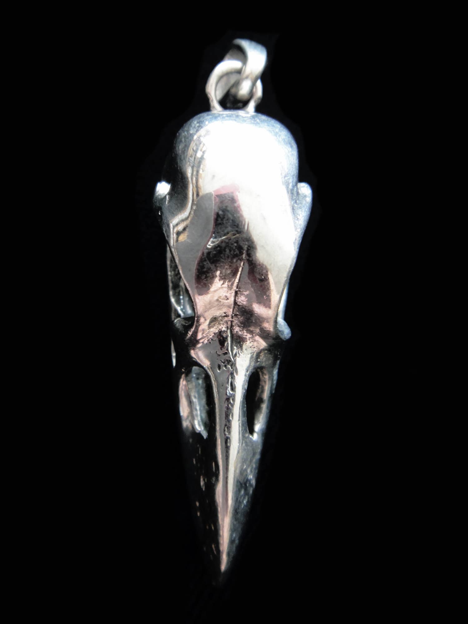 Tika - Wholesale Individual Charm/Pendant - Raven Bird Skull Pendant- Large1