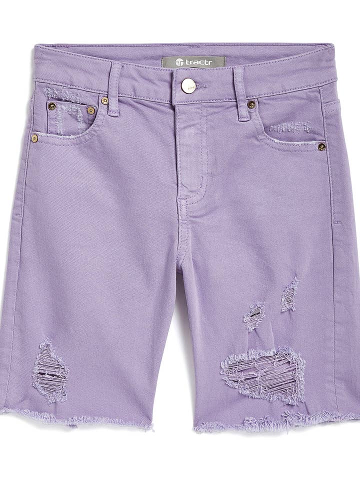 FLICKOR-5 POCKET GRUNDLÄGGANDE BERMUDA/28524-D-F7YB för wholesale av Tractr Jeans