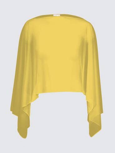 TearSun Yellow Claudia Shawl for wholesale by Frank Chesley