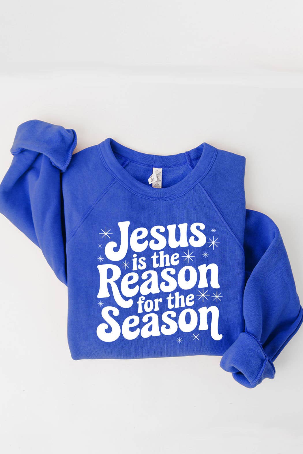 Kissed Apparel – Großhandel Sweatshirt mit Grafikdruck – Damen – Jesus ist der Grund für die Saison Sweatshirt1