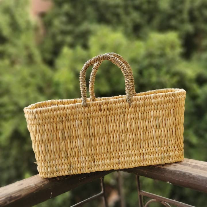 craftberber - Wholesale Basket - Handcrafted Reed Baskets with Sturdy Handles, Reed Baskets5