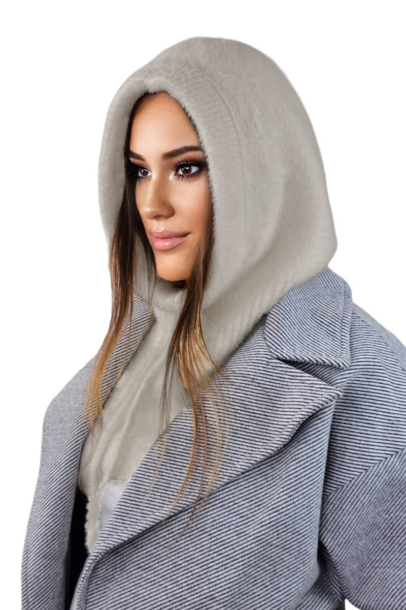 Grey Balaclava Neck Warmer - 2H373 for wholesale on Faire0