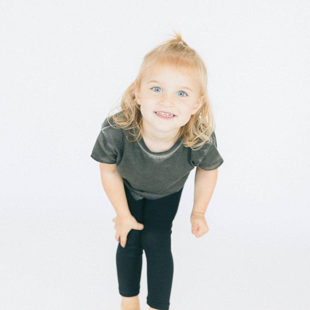 Coconut Pops - Wholesale T-Shirt - Kids - The Walker in Slate (Cold Wash)2
