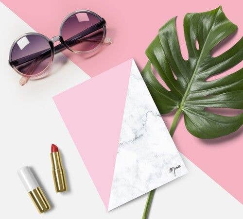 Mamée Créa - Wholesale Address Book - Light Pink Marble Notebook2