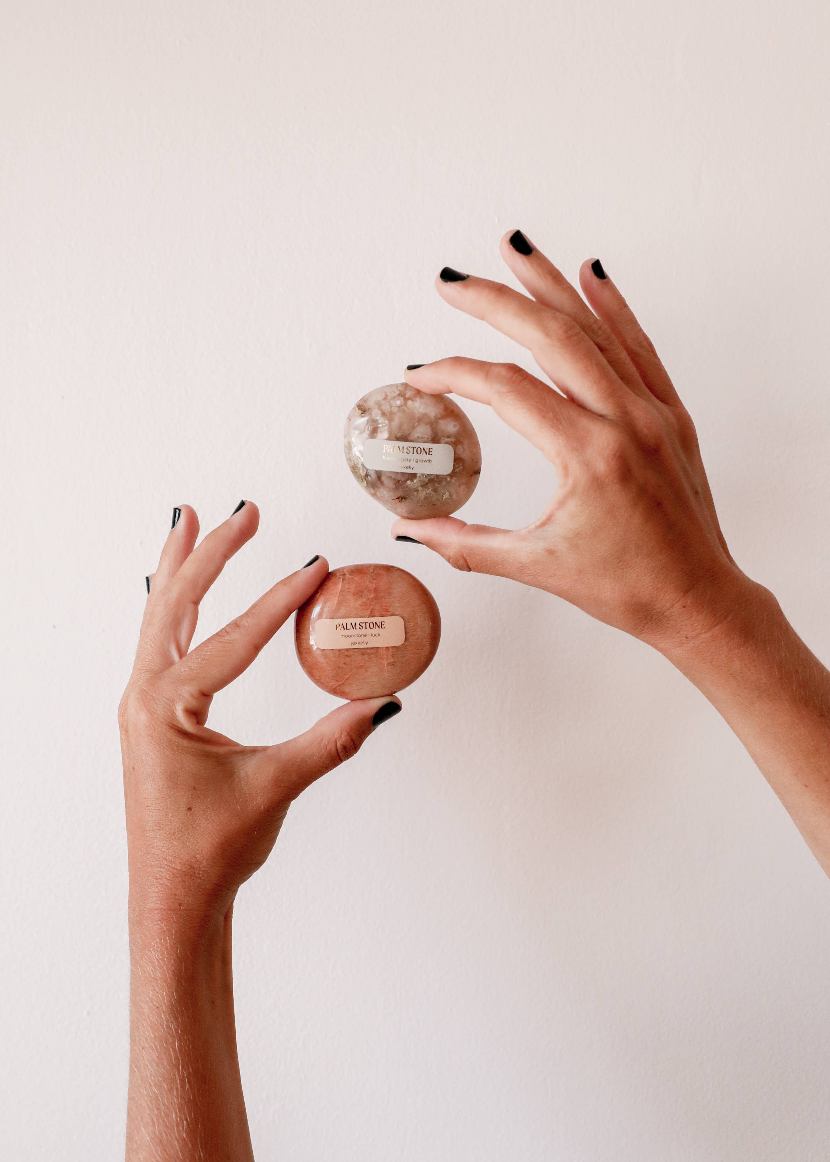 JaxKelly - Wholesale Spiritual Stone/Crystal - Palm Stone - Moonstone1
