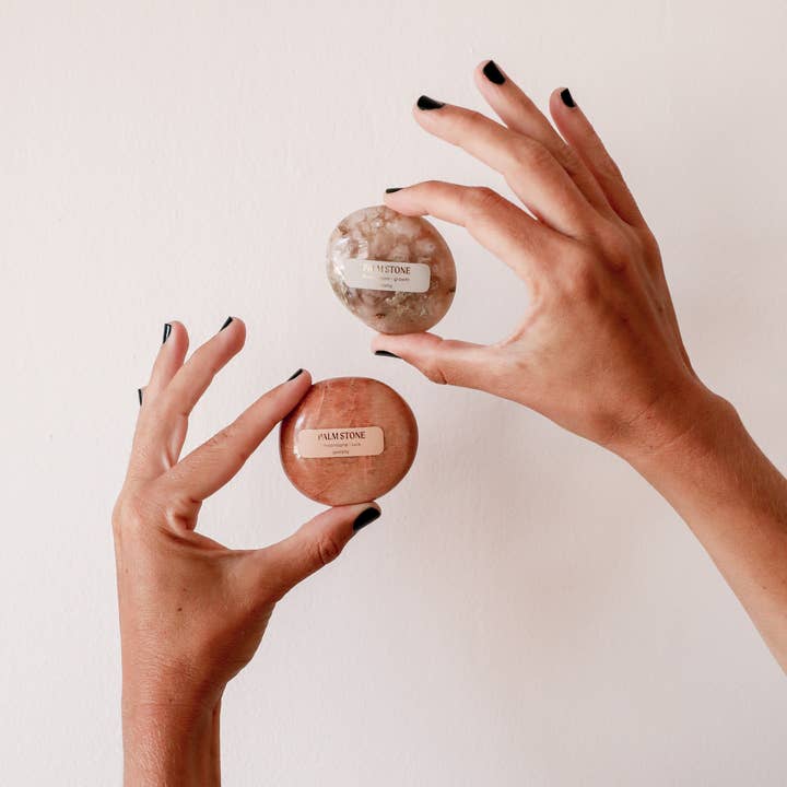 JaxKelly - Wholesale Spiritual Stone/Crystal - Palm Stone - Moonstone1