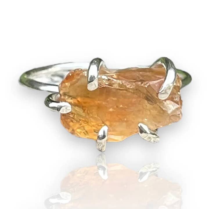 Citrinring - Roh für den Großhandel von Anne Swain Jewelry