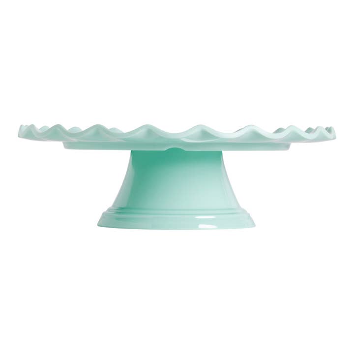 A Little Lovely Company - Wholesale Cake Stand - Melamine Cake stand: Wave - mint