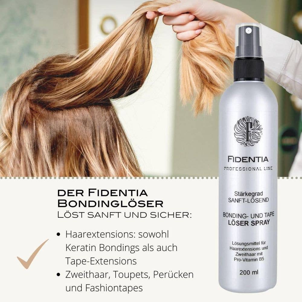 Fidentia Store – wholesale Hair spray – Fidentia tape & bonding remover removes extensions & hairpieces3