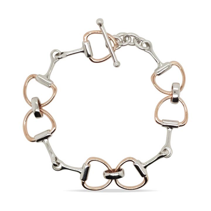 PULSERA S/S Y RGP BOCA DE FILETE para venta al por mayor de Mountain Creek Jewellery