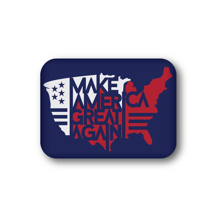 Magnet politique : MAGA pour la vente par BetterMagnets.com by Design Studio 88 Inc