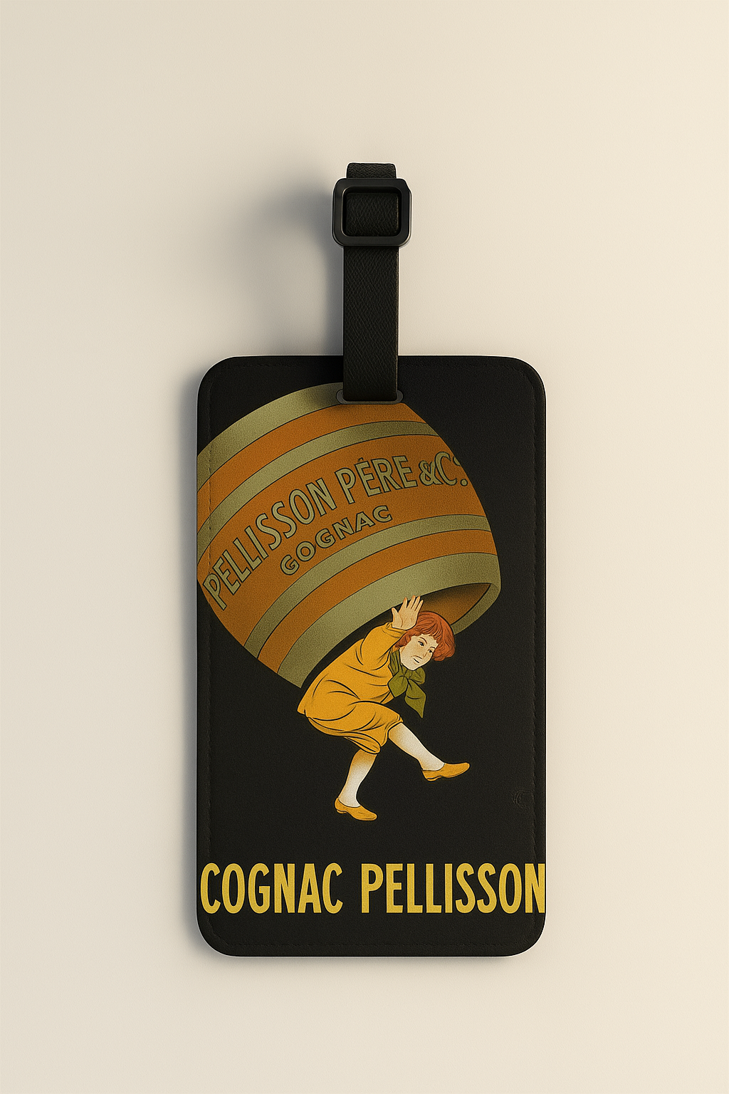 Jolitee - Vente Étiquette pour bagage - Étiquettes de bagages en cuir végétalien : Art d'affiche vintage13