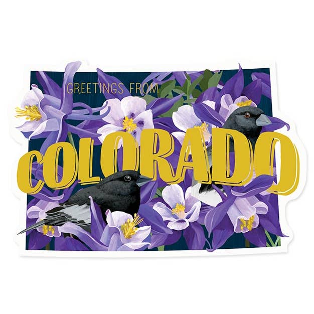 Colorado Postcard for wholesale by 23rd Day Paper Goods
