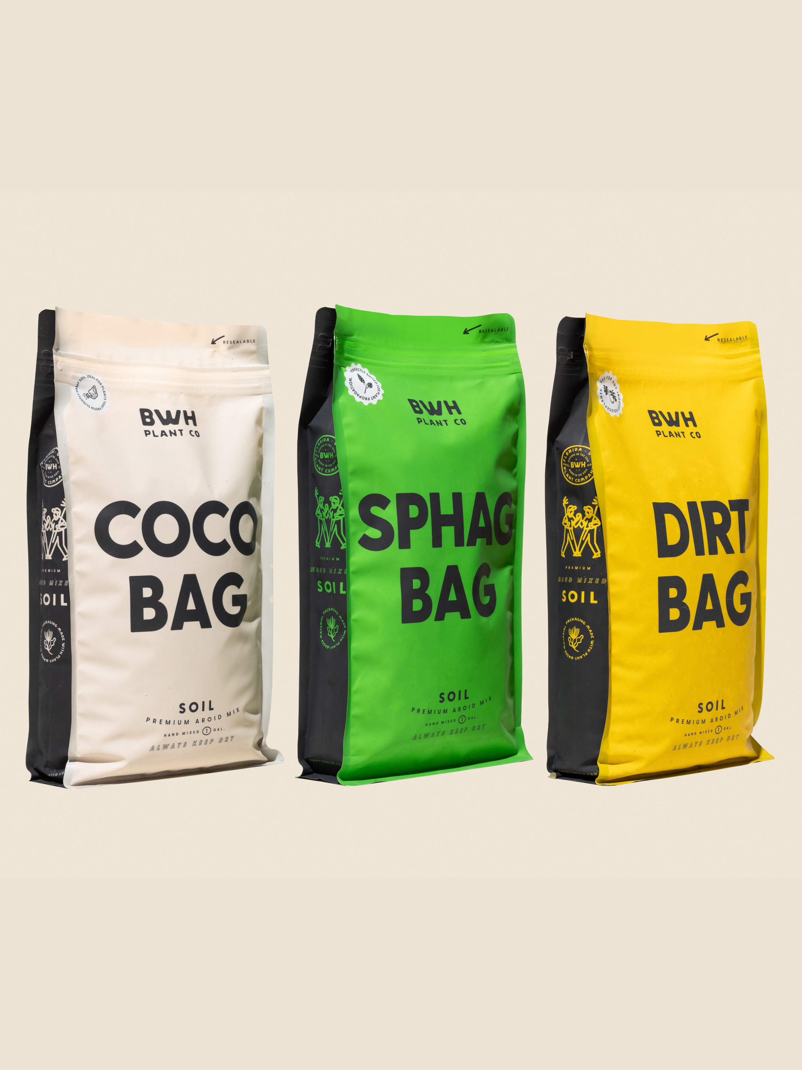 BWH Plant Co - Wholesale Planting/Potting Soil - Dirt Bag: 1 Gallon5
