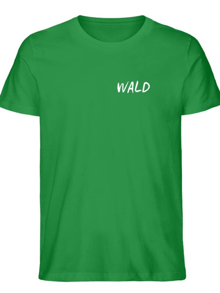 Camisa orgânica masculina premium da Forest por atacado de Uwaldu