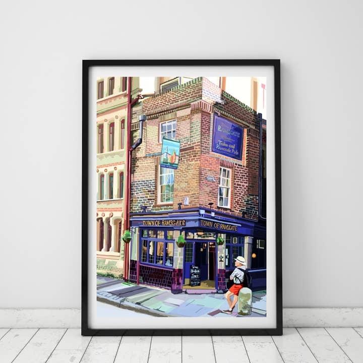 Town of Ramsgate Pub, Wapping, London Art Print for wholesale by Tomartacus