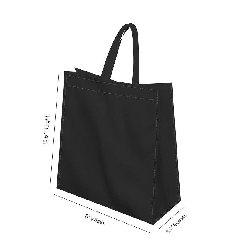 Non Woven Totes - Wholesale Tote Bag - Unisex - Reusable Heavy-Duty Non-Woven Tote Bag - 8x10.5x3.5 | Custom Printed Power Tote Bags17