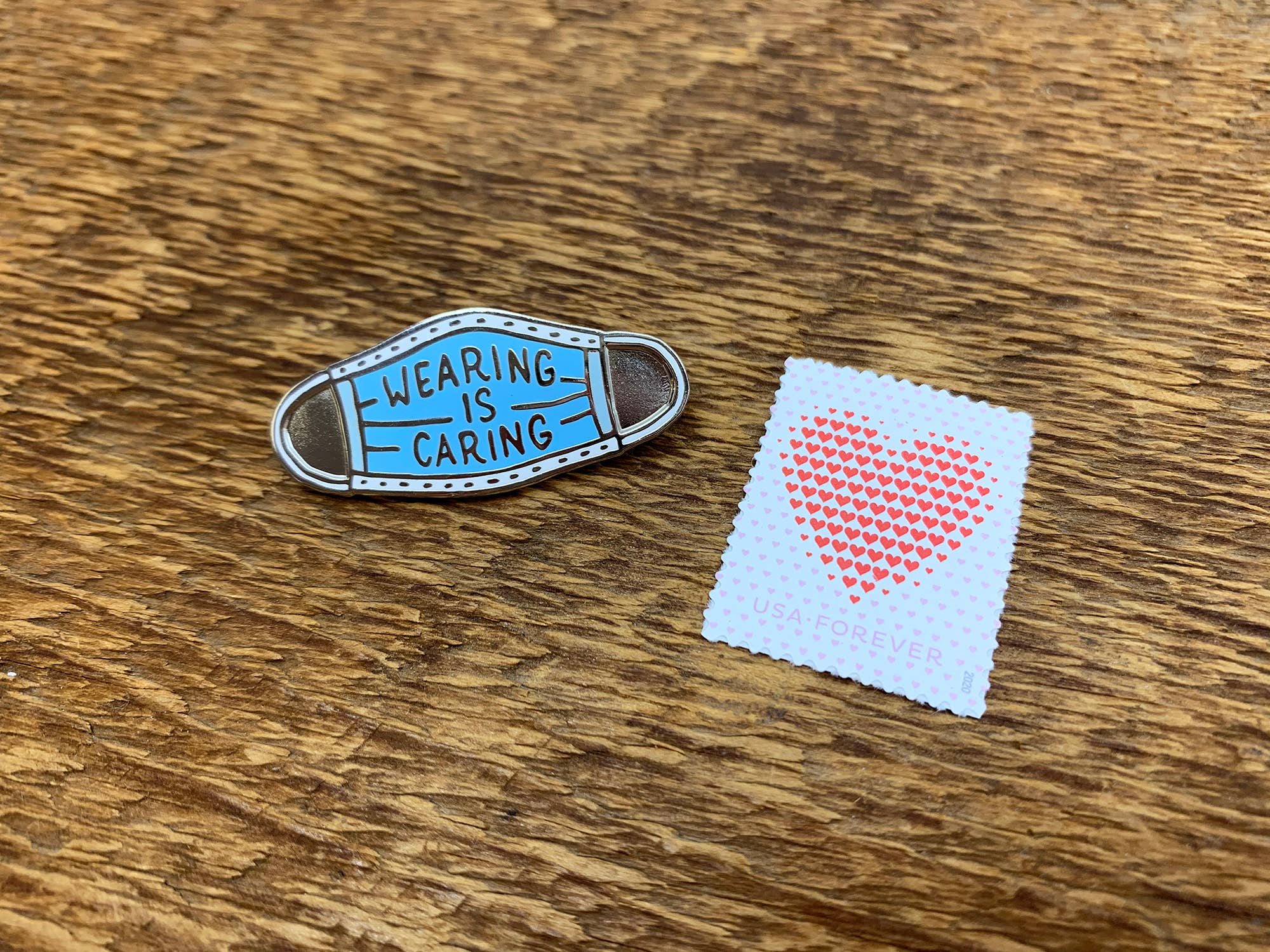 Noteworthy Paper & Press - Wholesale Lapel Pin/Button - Face Mask Enamel Pin2