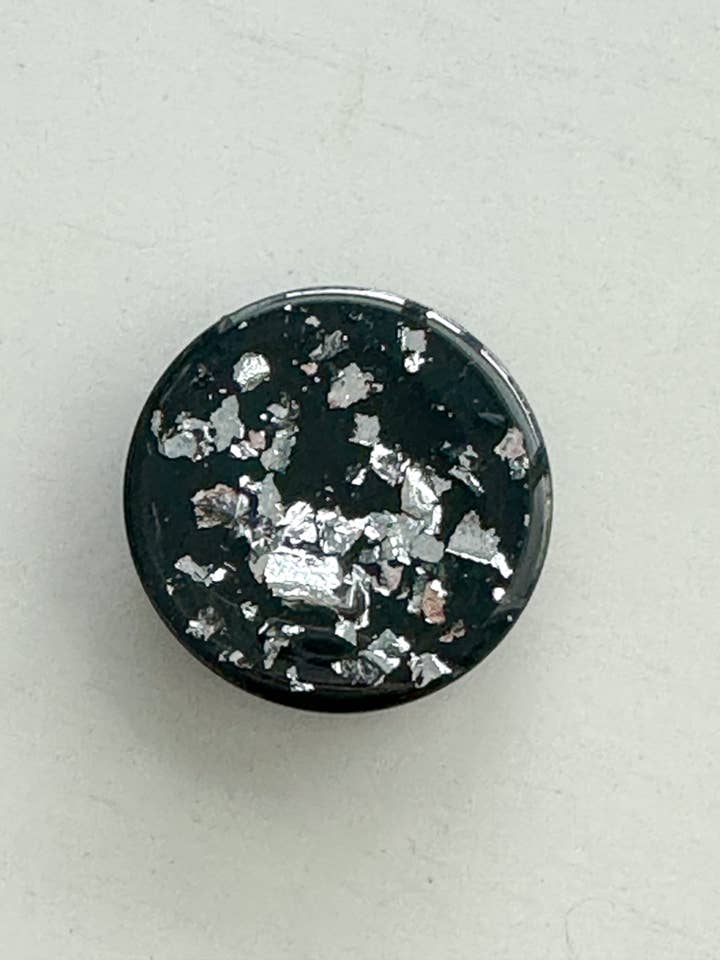 Glitz and Glam "Black Silver" Phone Grip for wholesale by Harris Girls & Co.