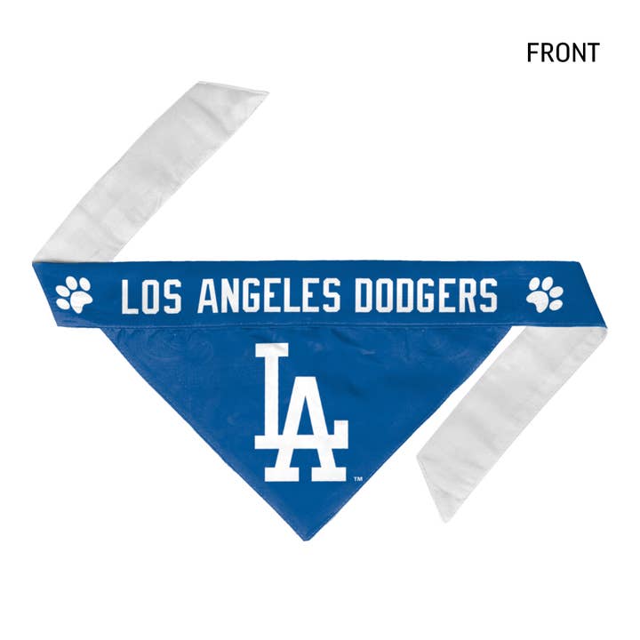 MLB Los Angeles Dodgers Reversible Pet Bandana for wholesale by Little Earth Productions