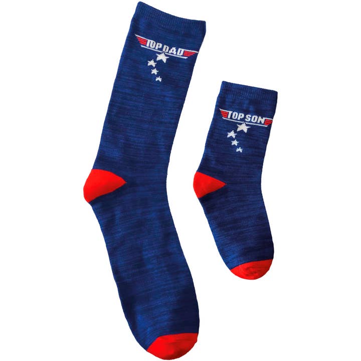 Liventi – wholesale Socks – Men's – 2-pair Sidekicks Daddy and Me Top Dad / Son Socks Set